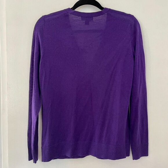 Lord & Taylor Extra Fine Merino Wool Cardigan - NWT - Picture 2 of 9